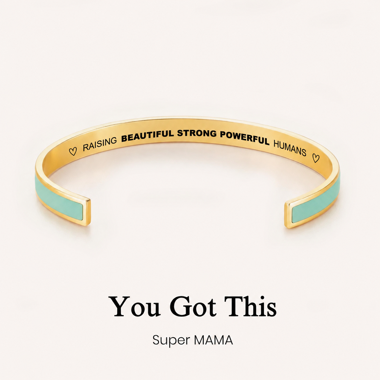 Super MAMA Color Cuff Bracelet | Meaningful Gift for Moms
