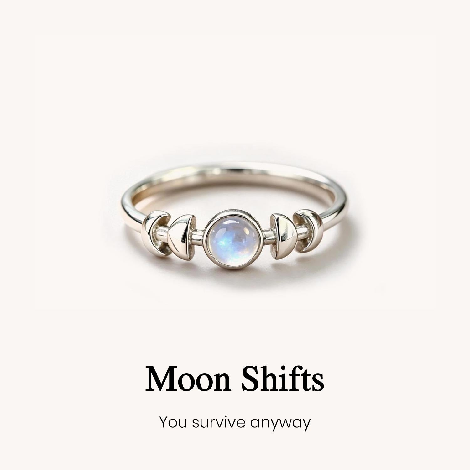 This Too Shall Pass Moon Phases Ring | Moon Phase Reminder Ring