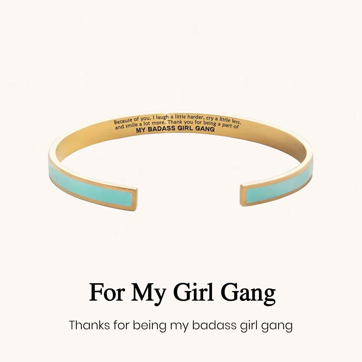 My Badass Girl Gang Bracelet – Friendship & Sisterhood Cuff 
