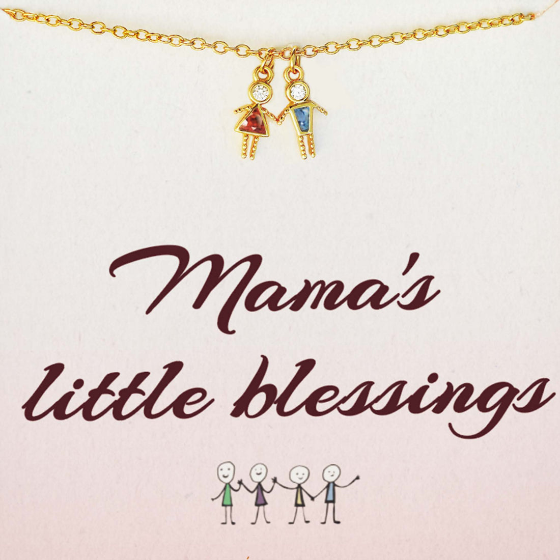 Mama's Minis Birthstone Necklace