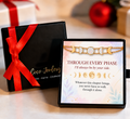 symbolic connection gift, australian opal moon phase bracelet, gift-ready