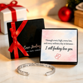 10th anniversary gift for partner, engraved tally mark bracelet, gift-ready