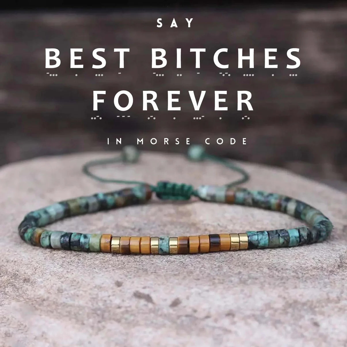 best friend morse code bracelet