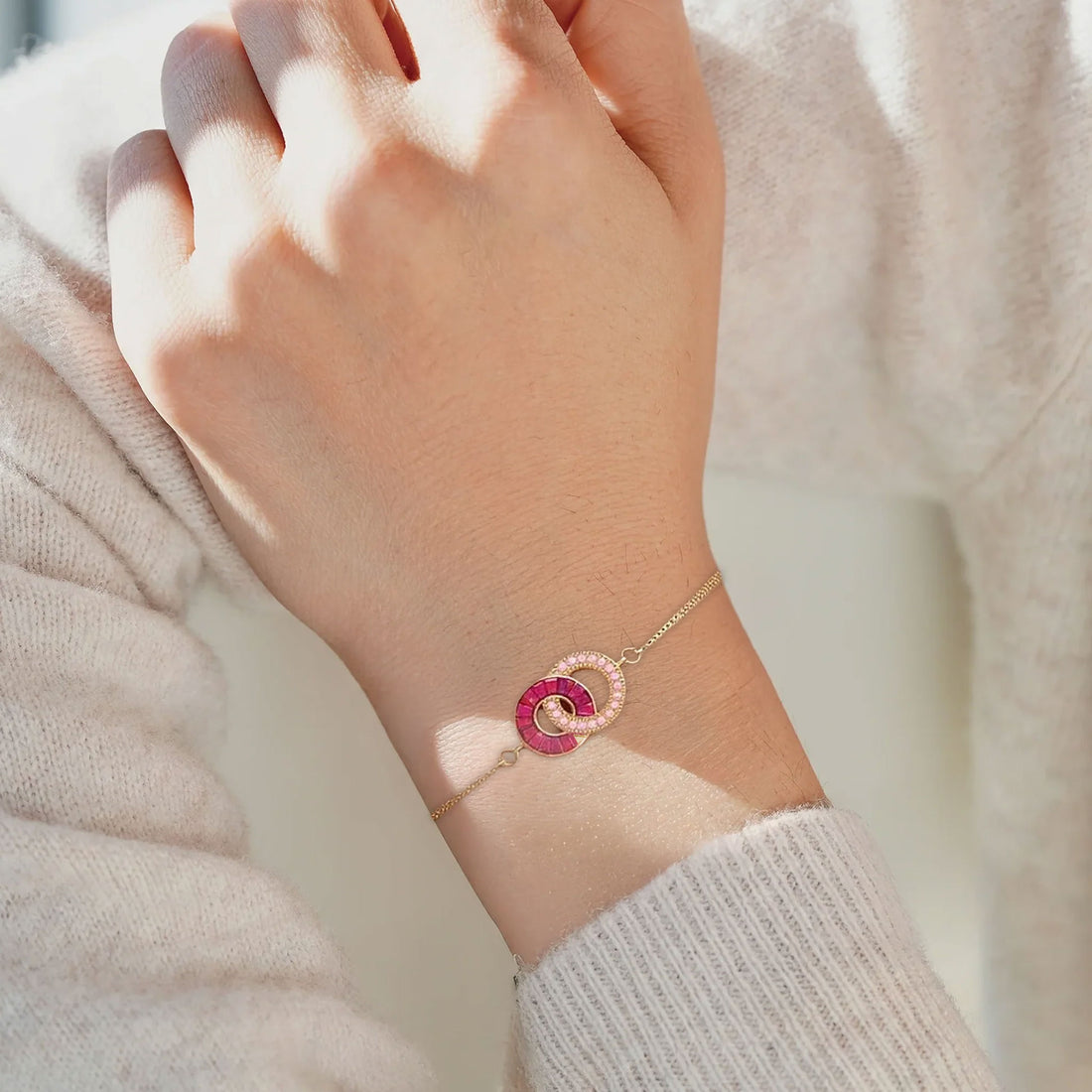 Bestie & Me Linking Birthstone Bracelet
