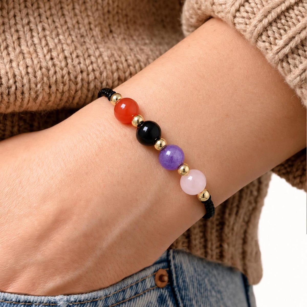 inspirational crystal bracelet, confidence and encouragement jewelry