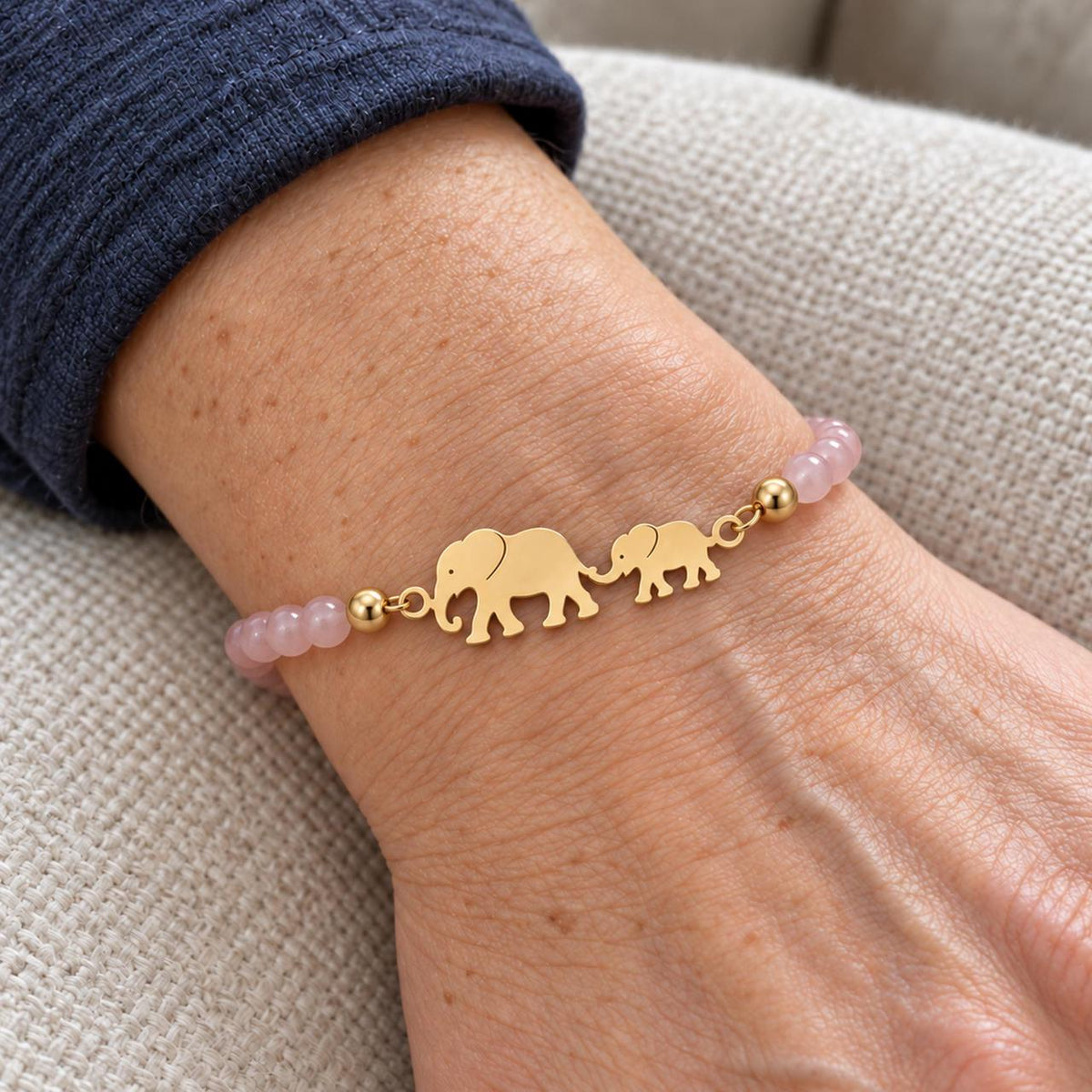 mother and children bracelet, personalized family connection jewelry