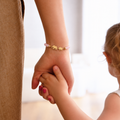 mother and children bracelet, personalized family connection jewelry