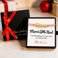 personalized mom bracelet gift, mother and children jewelry, gift-ready