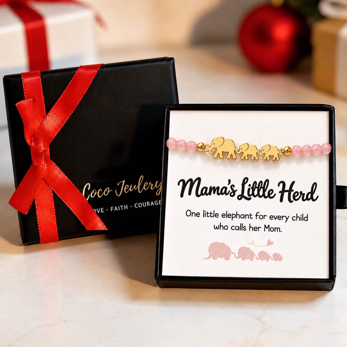 personalized mom bracelet gift, mother and children jewelry, gift-ready