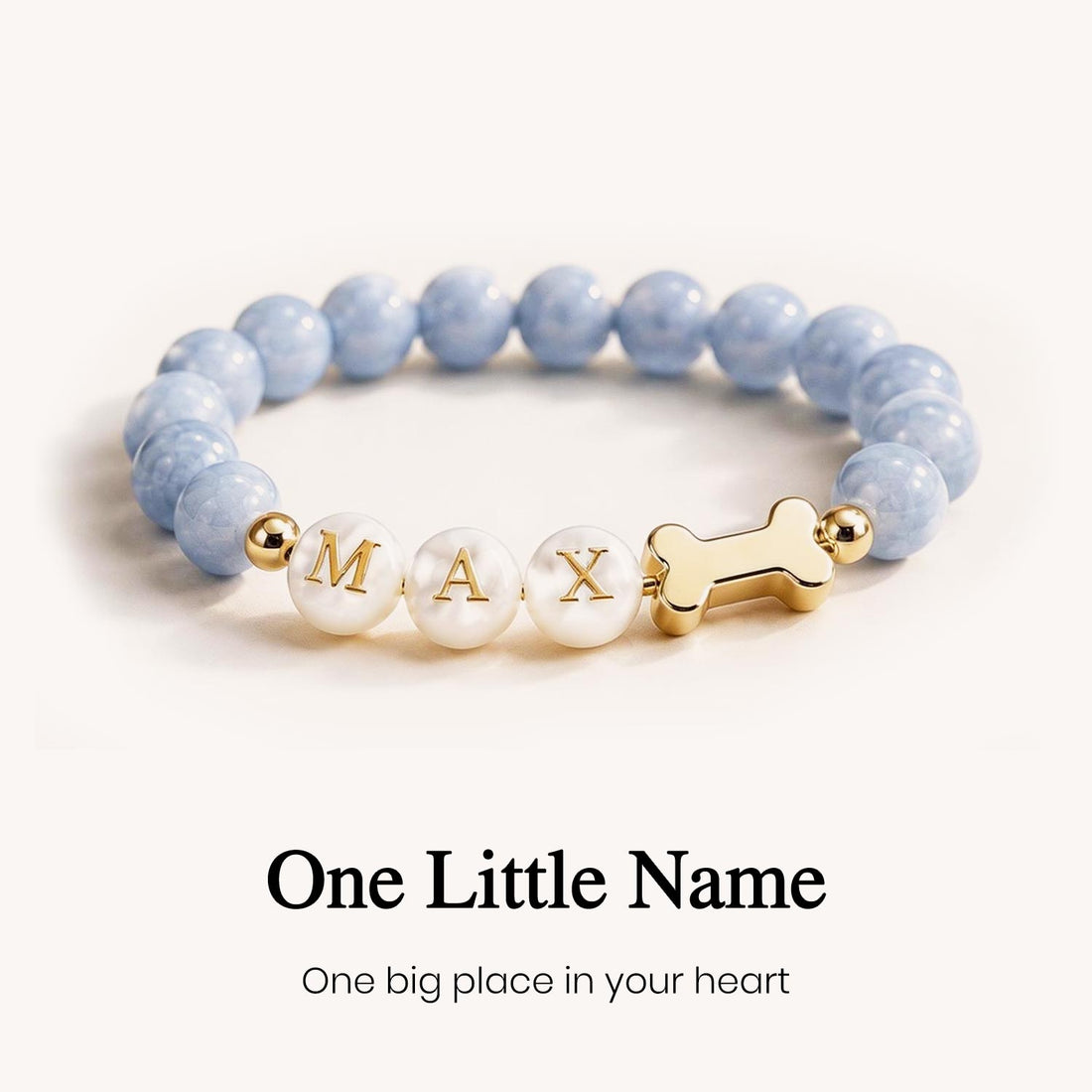 custom pet name crystal bracelet