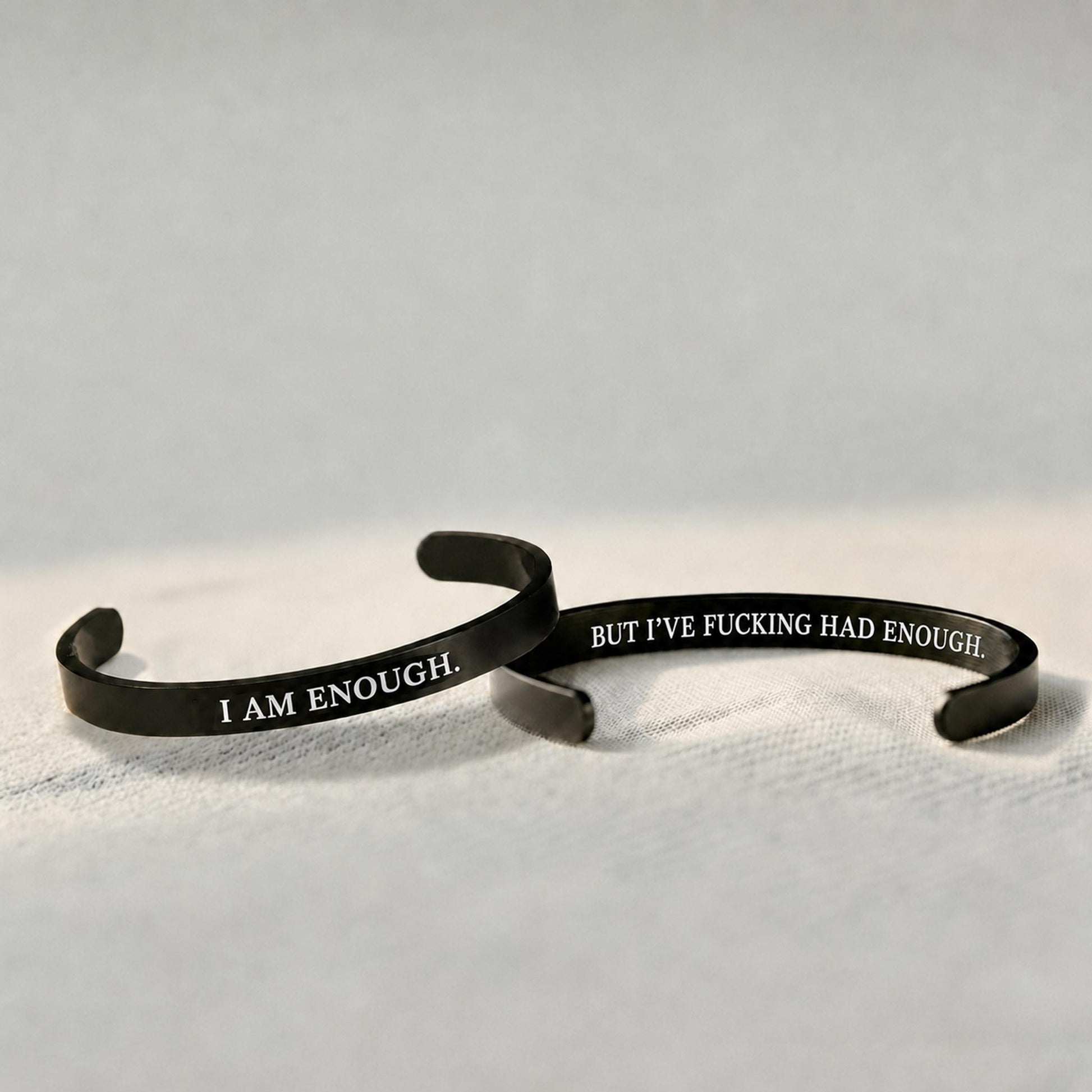 enough is enough hidden message bracelet