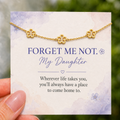 meaningful floral bracelet