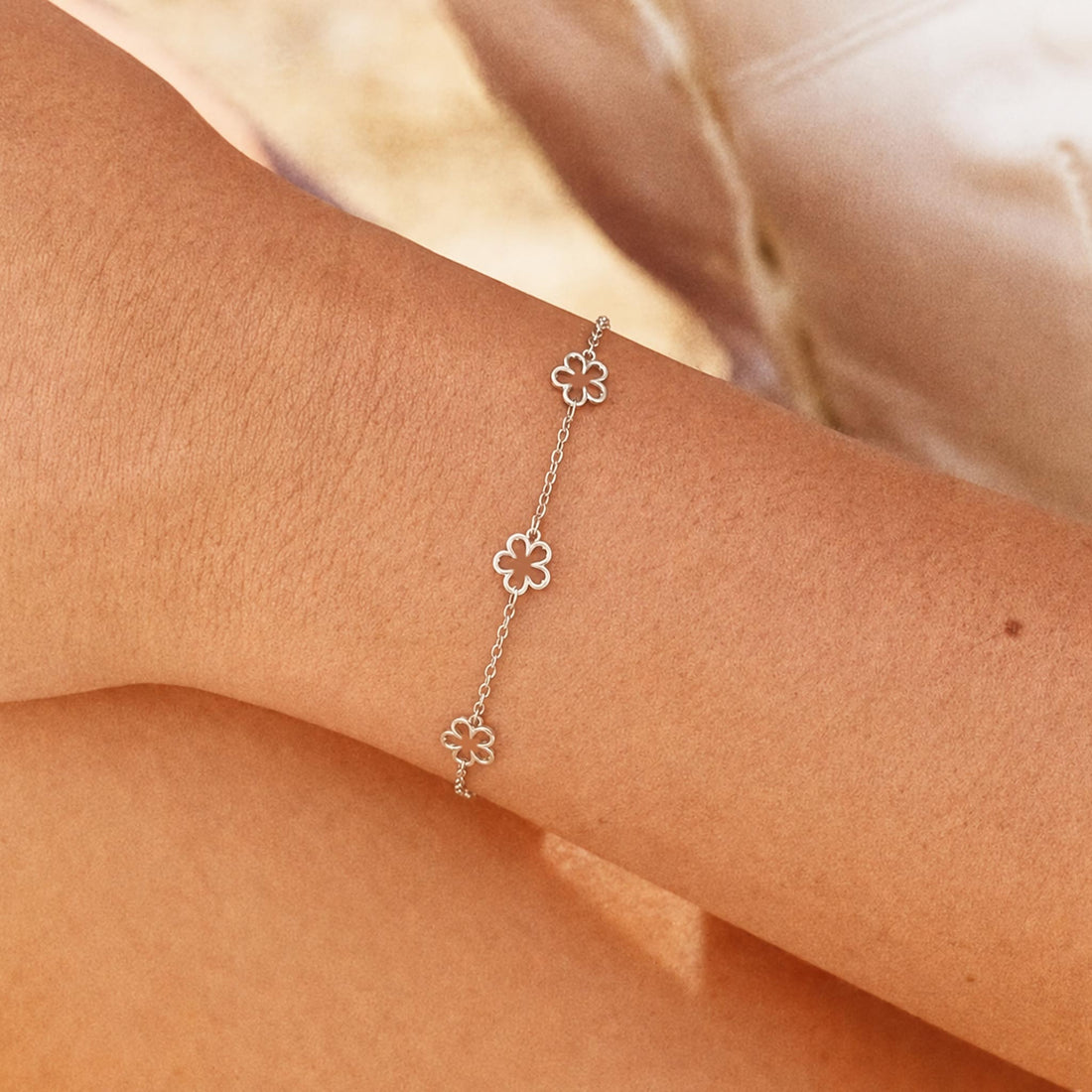 forget me not floral bracelet, friendship and connection jewelry