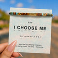 self worth reminder bracelet, choosing yourself jewelry