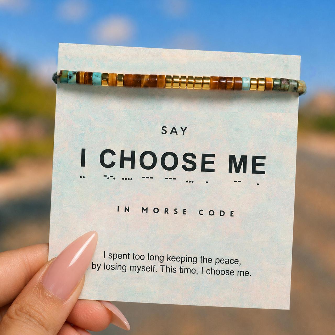 self worth reminder bracelet, choosing yourself jewelry