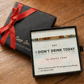 sobriety support bracelet, recovery gift, gift-ready