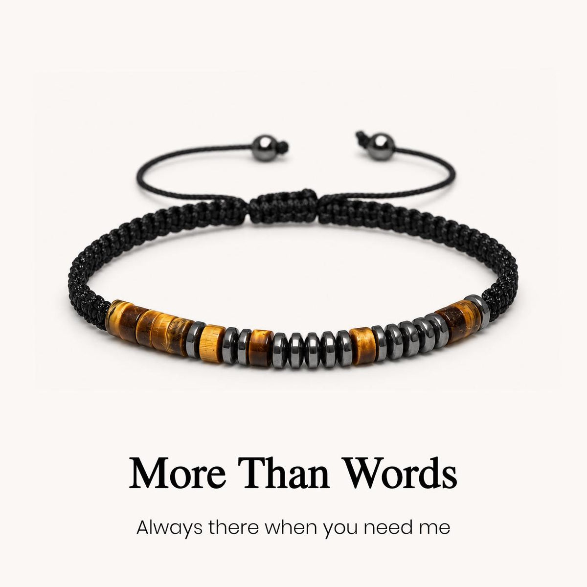 I've Got You Morse Code Bracelet for Men, support jewelry for men
