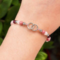 meaningful connection crystal bracelet