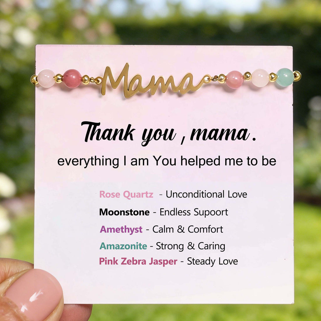 Mama Healing Crystal Bracelet