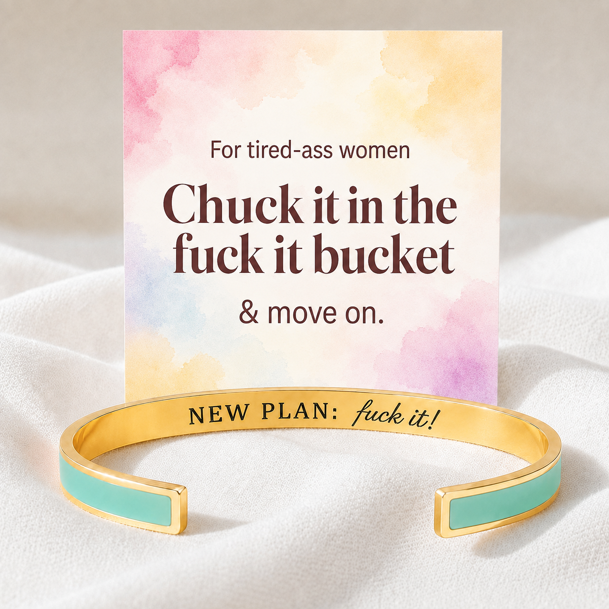 engraved color cuff bracelet with hidden message