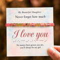 i love you morse code bracelet, never forget how much i love you message jewelry