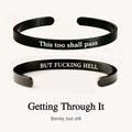 this too shall pass mantra bracelet