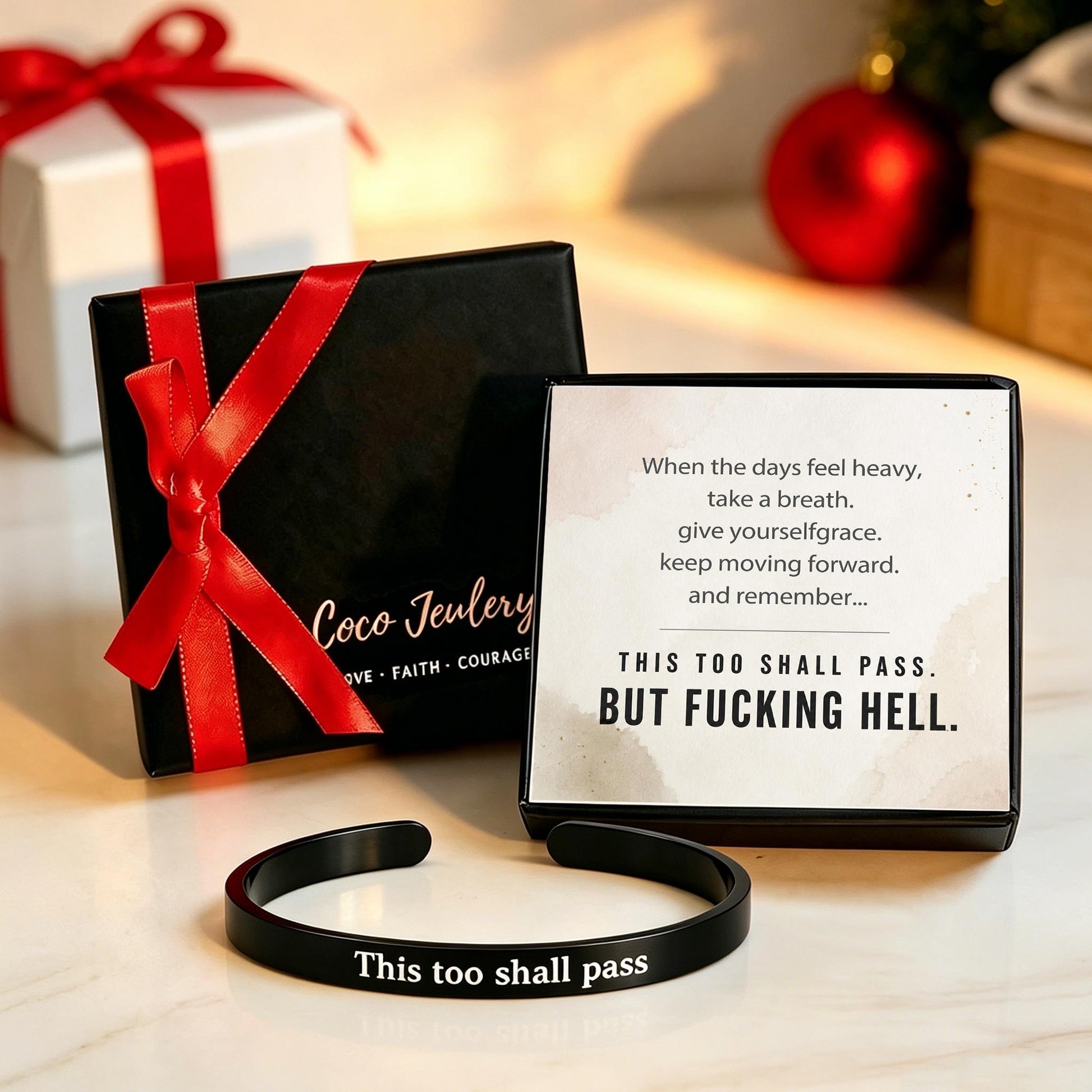 inspirational mantra bracelet gift