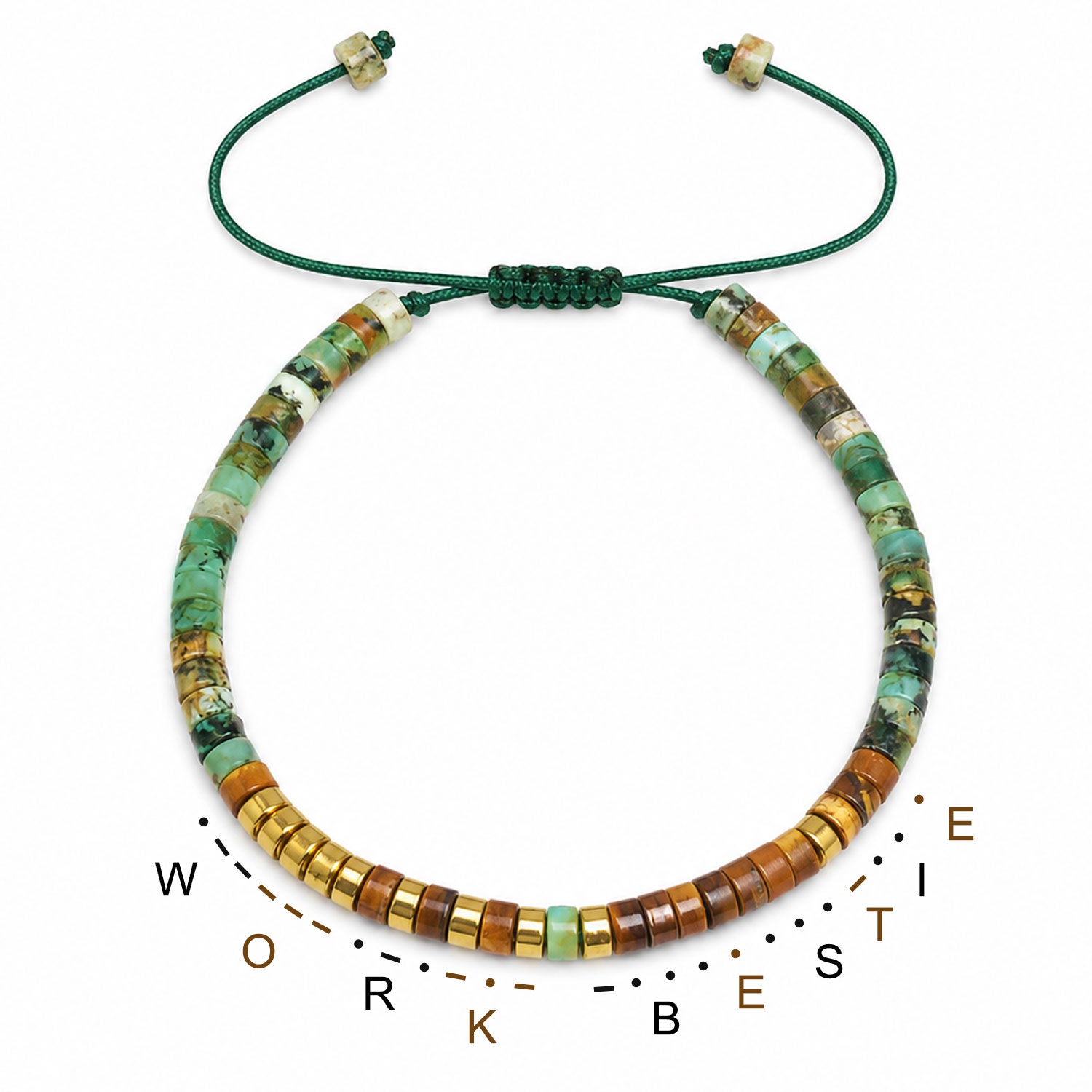morse code bracelet with hidden friendship message