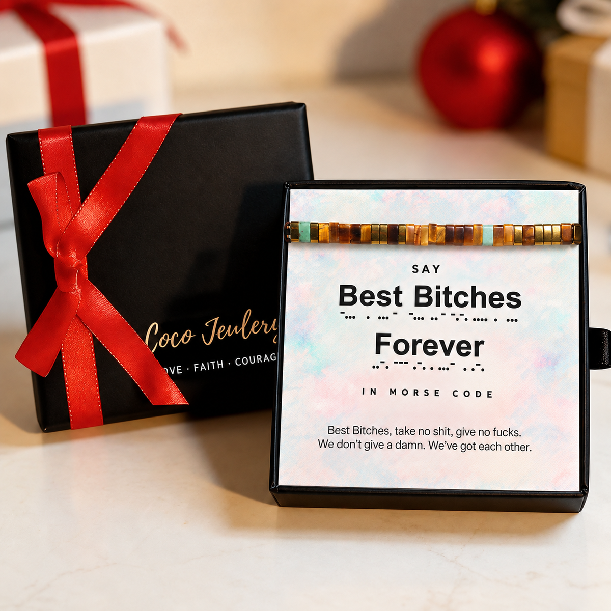 best friend gift bracelet, friendship jewelry gift, gift-ready