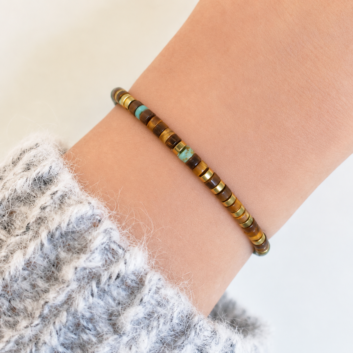 cancer support bracelet, resilience and keep going reminder jewelry