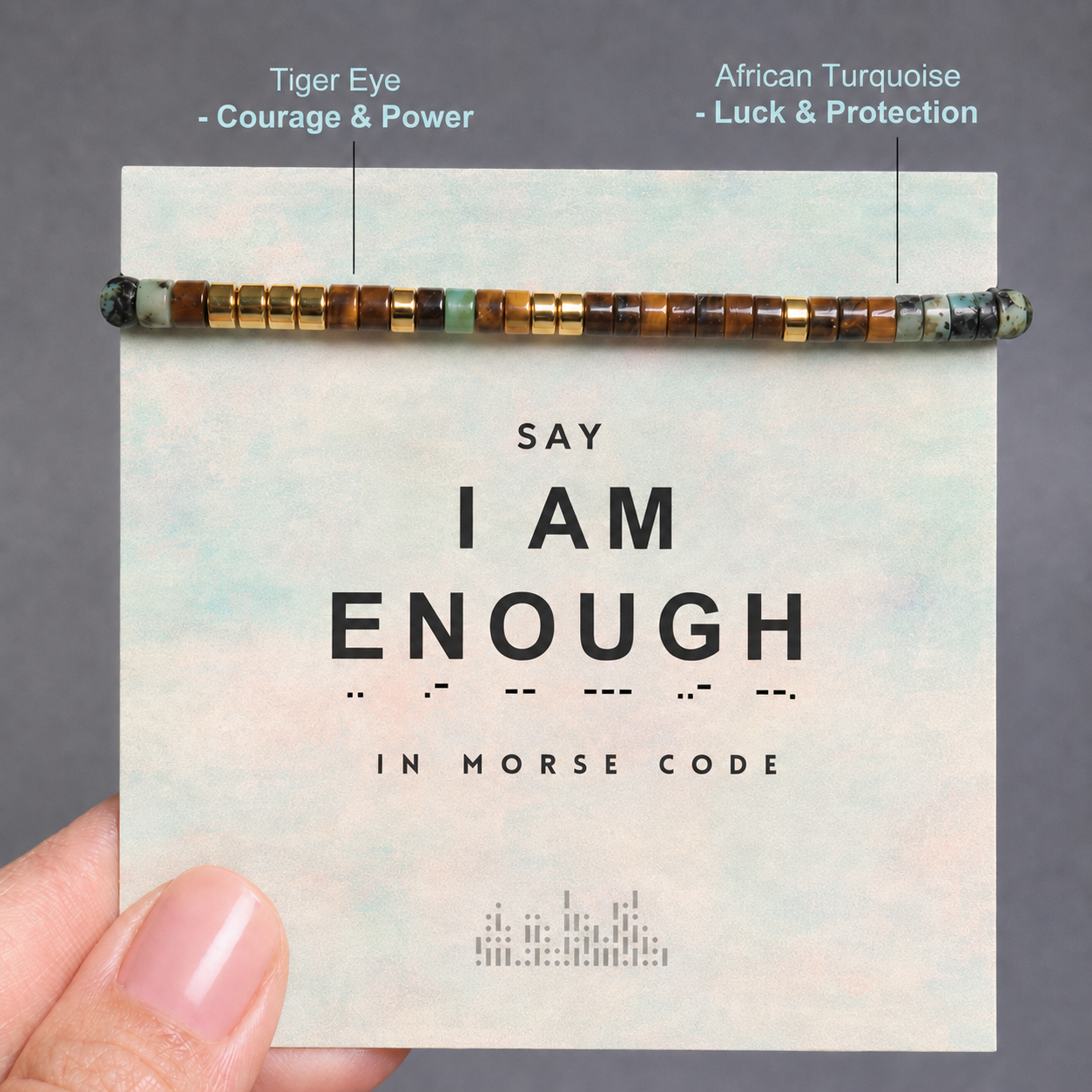 self worth affirmation bracelet