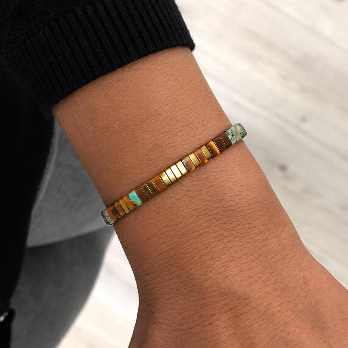 strength reminder bracelet, bold affirmation jewelry
