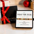 funny sarcastic gift, what the fuck bracelet, gift-ready