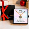 support necklace gift, sentimental moon jewelry for someone special, gift-ready