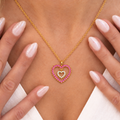 mother daughter birthstone necklace, sentimental jewelry celebrating a lifelong bond