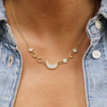 friendship moon phase necklace