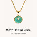 seashell pearl pendant necklace, best friend friendship jewelry