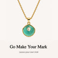 treasured pearl seashell necklace, inspirational pearl jewelry