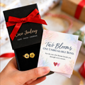 personalized birthflower ring gift, symbolic jewelry gift, gift-ready