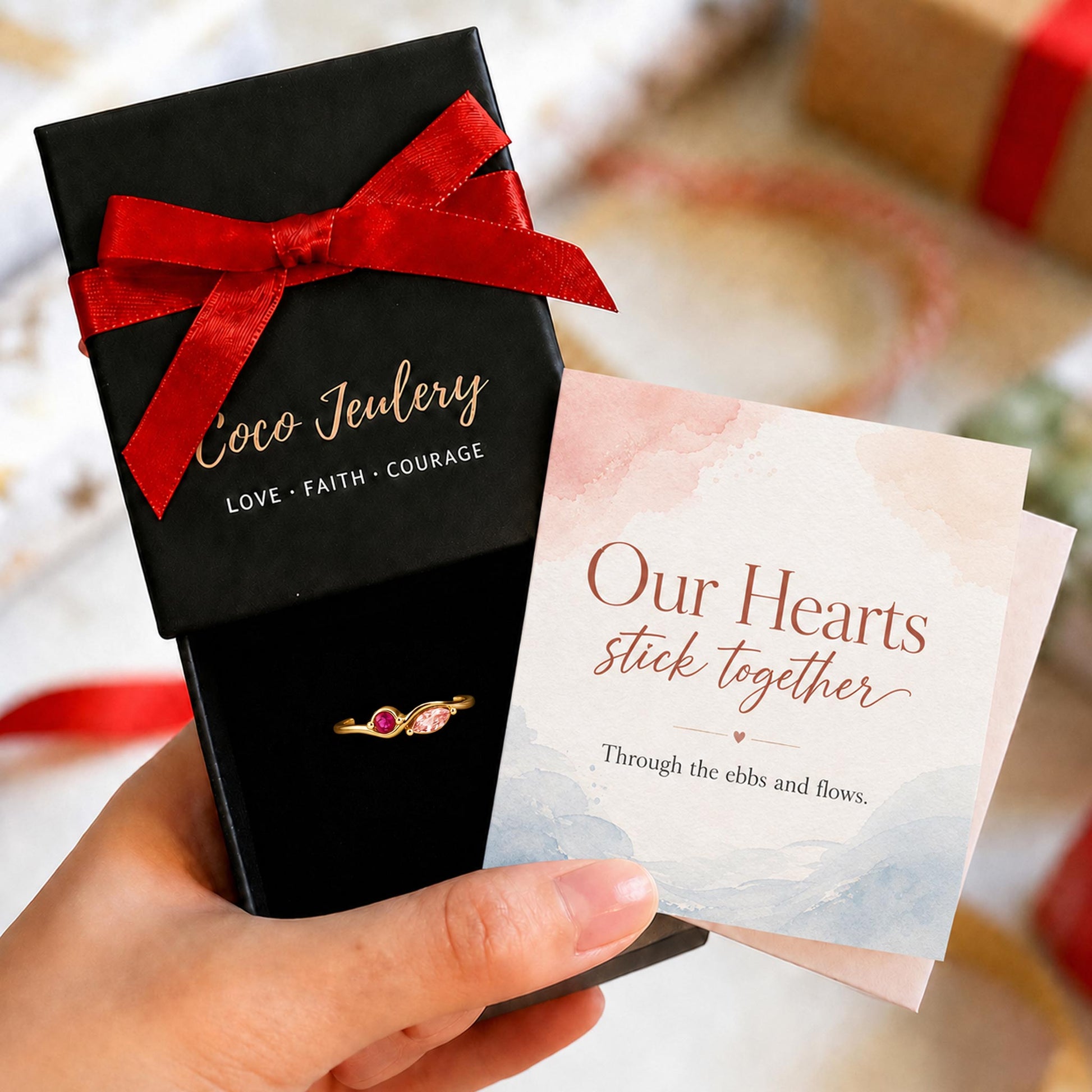 custom promise ring gift