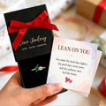 personalized connection ring, meaningful gift for someone special, gift-ready