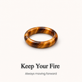 wherever you go tiger eye crystal ring, confidence and strength jewelry