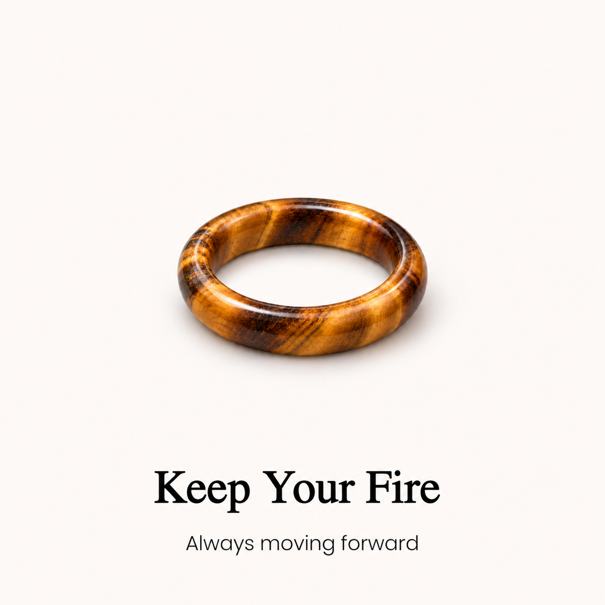 wherever you go tiger eye crystal ring, confidence and strength jewelry