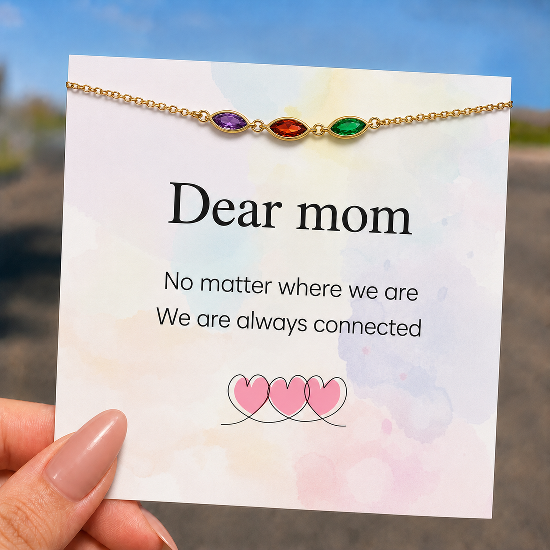Always Together Birthstone Bracelet