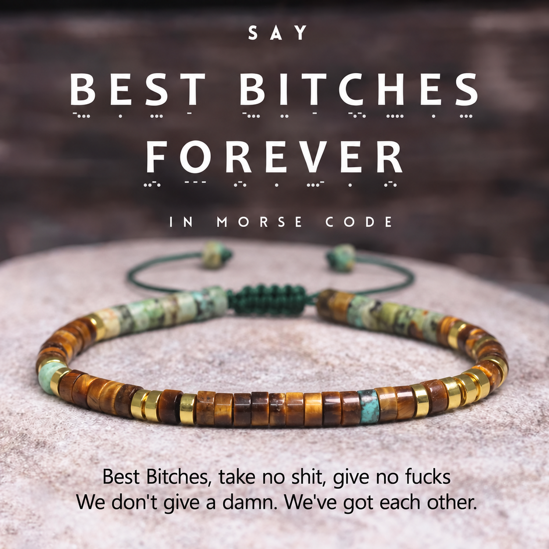 best friend morse code bracelet
