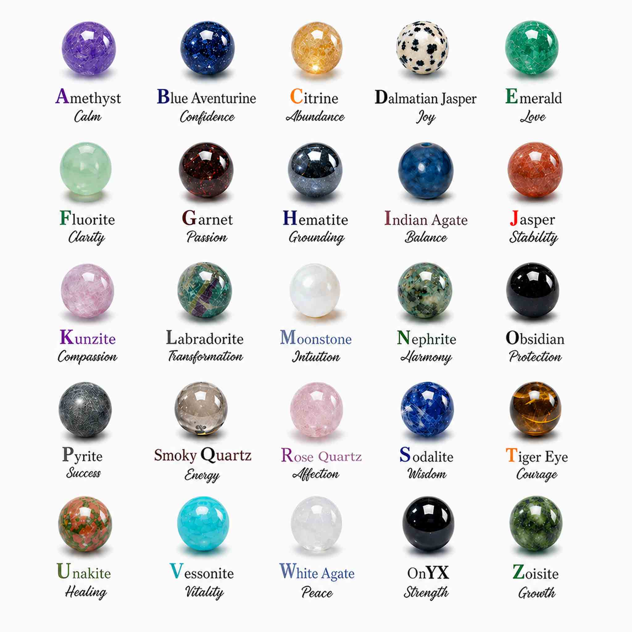 Custom Name Gem Bracelet – Personalized Crystal Bead Bracelet – cocojewelry