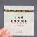self worth affirmation bracelet