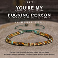 my person bracelet, best friend morse code bracelet