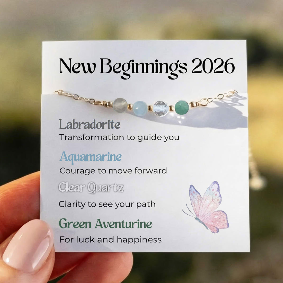 New Beginnings Energy Crystal Bracelet