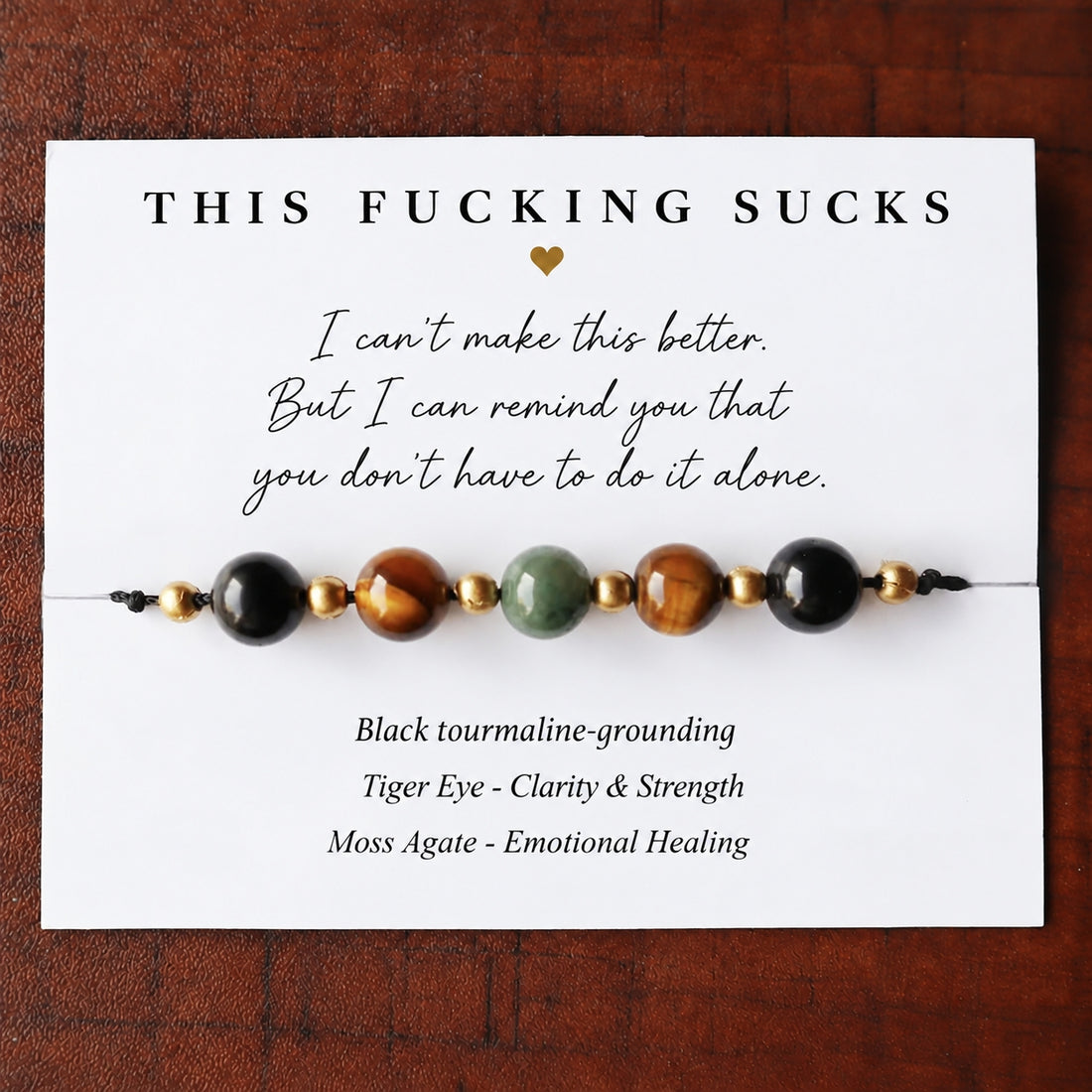 this fucking sucks crystal bracelet, support reminder jewelry